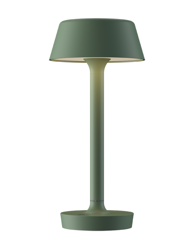 Companion T1 batterijlamp / tafellamp, dusty green